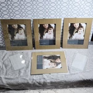21pc Picture Frame Replacement Parts Bundle 8x10 4x6 Glass Backs Mats Mixed Lot